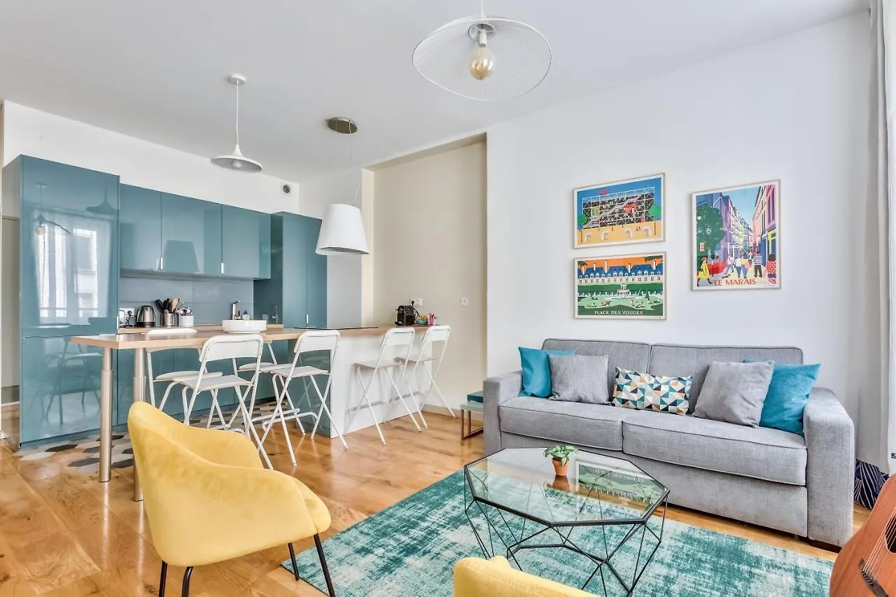 Amazing 2 Flat Near Bastille - An Ecoloflat * Parijs